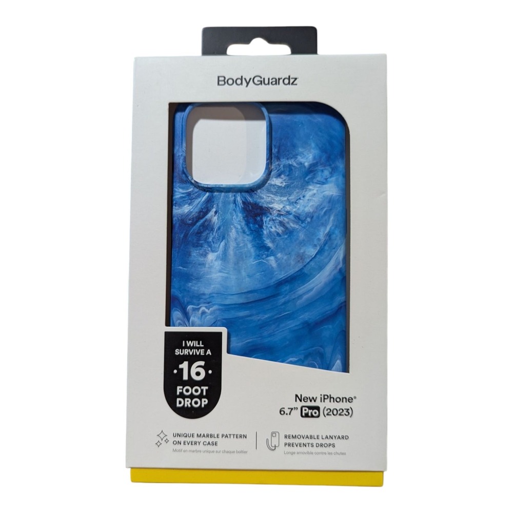 O4. Body Guardz Carve with MagSafe for Apple iPhone 15 Pro Max- Blue Wave
